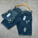 Bermuda Jeans- Premium - Lacoste- Azul Esverdeada