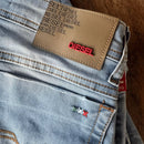 Calça Jeans Premium - Diesel - Azul Claro Escovado