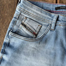 Calça Jeans Premium - Diesel - Azul Claro Escovado