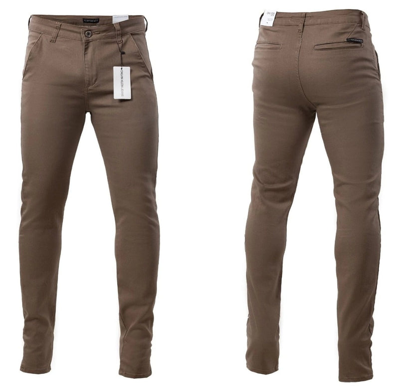 Calça de Sarja - Calvin Klein - Marrom