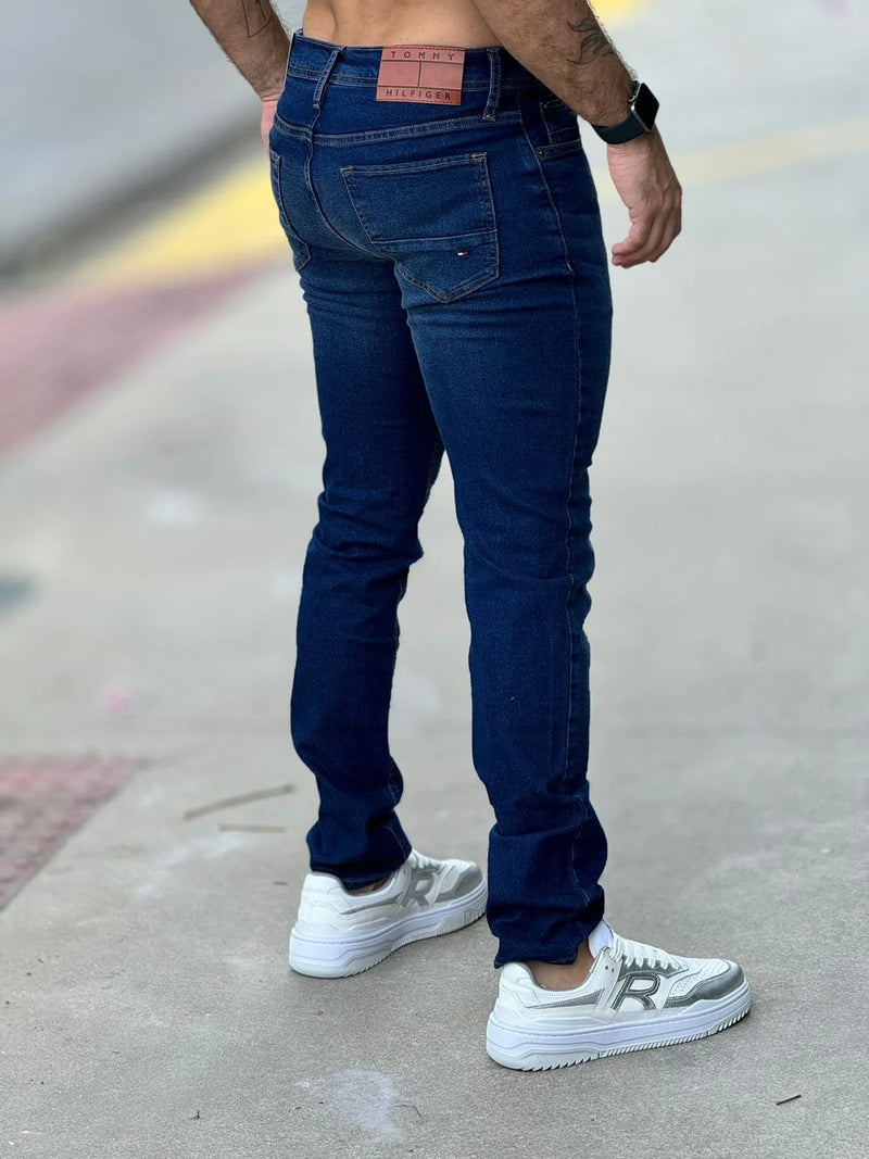 Calça Jeans Premium - Tommy Hilfinger - Azul Escuro