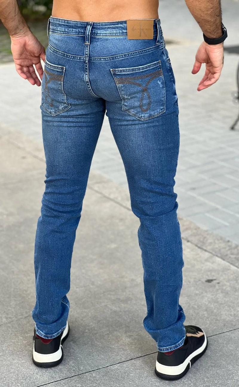 Calça Jeans Premium - Calvin Klein - Azul